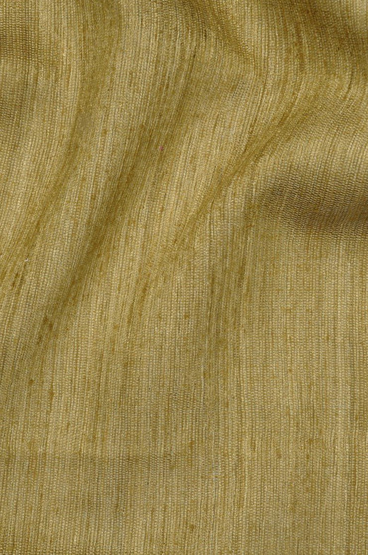 Mustard Katan Matka Silk Fabric