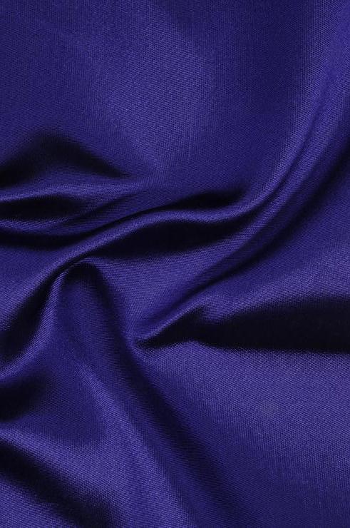 Orient Blue Silk Zibeline Fabric