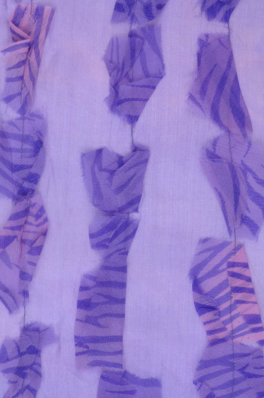 Pinkish Purple Silk Chiffon Petal 601 Fabric