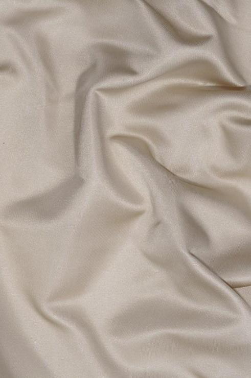 Sand Silk Duchess Satin Fabric