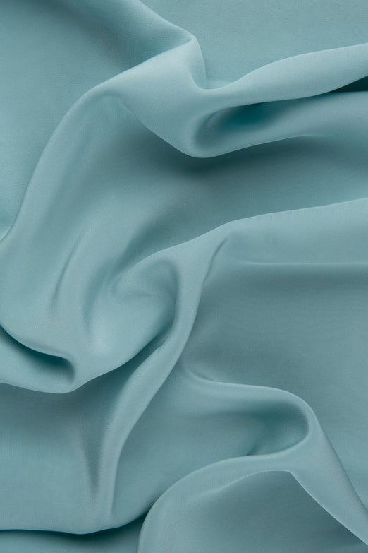 Seafoam Silk Crepe de Chine Fabric