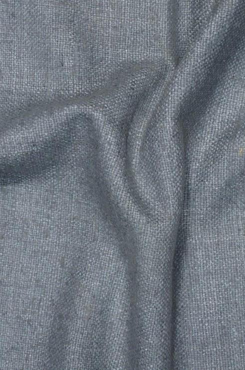 Silver Grey Silk Linen (Matka) Fabric