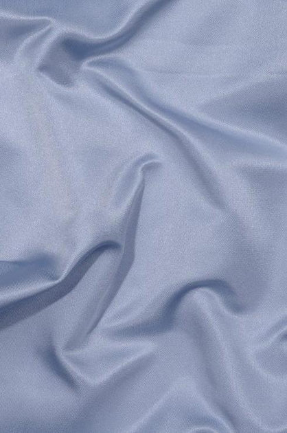 Powder Blue Duchess Satin Fabric - Bridal Fabric by the Yard
