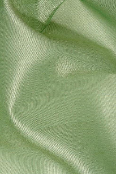 Spinach Green Cotton Silk Fabric