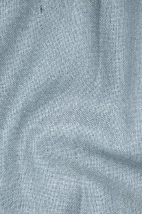 Stormy Sea Blue Silk Linen (Matka) Fabric