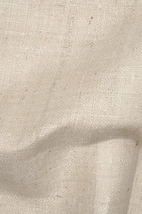 Whisper White Silk Linen (Matka) Fabric
