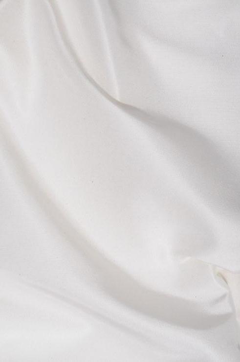 White Heavy Taffeta Silk Fabric