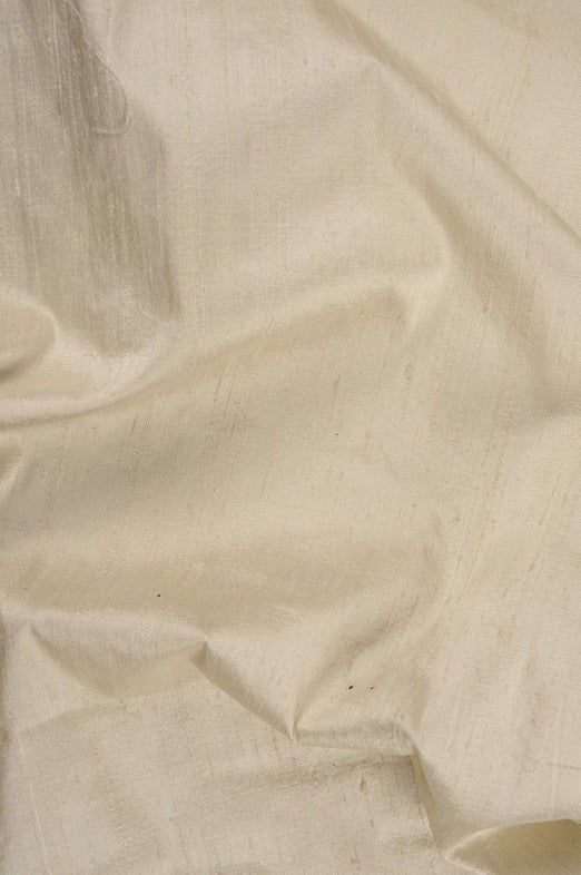White Swan Dupioni Silk Fabric