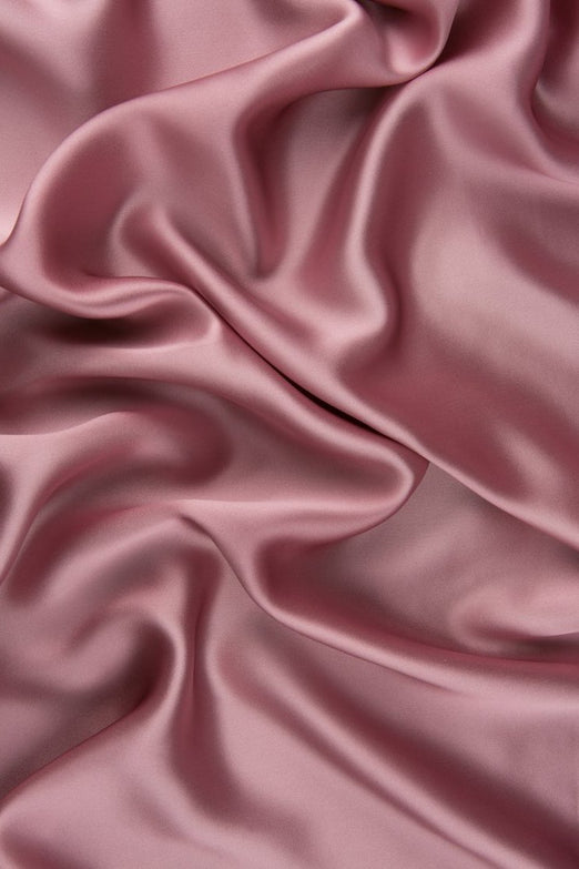 Wild Rose Charmeuse Silk Fabric