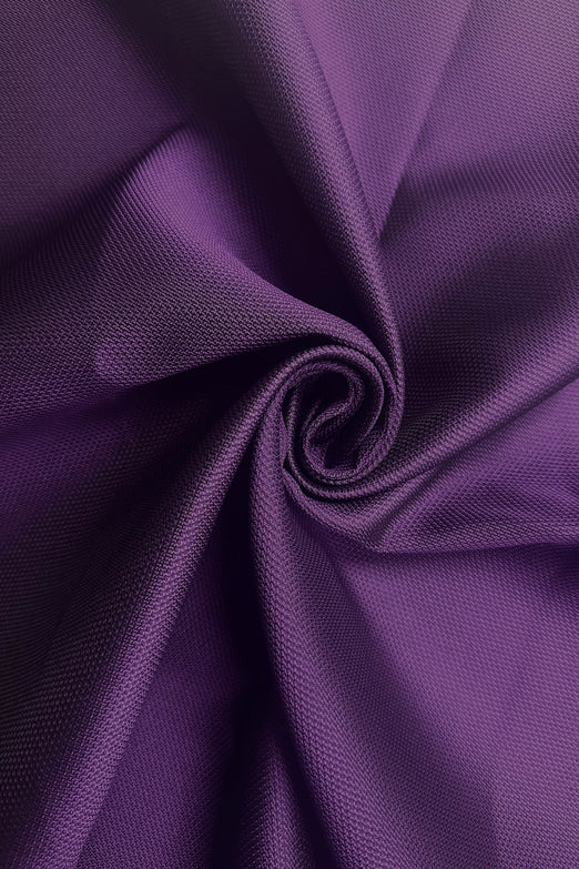 Italian Plum Silk Blend Mikado Pique