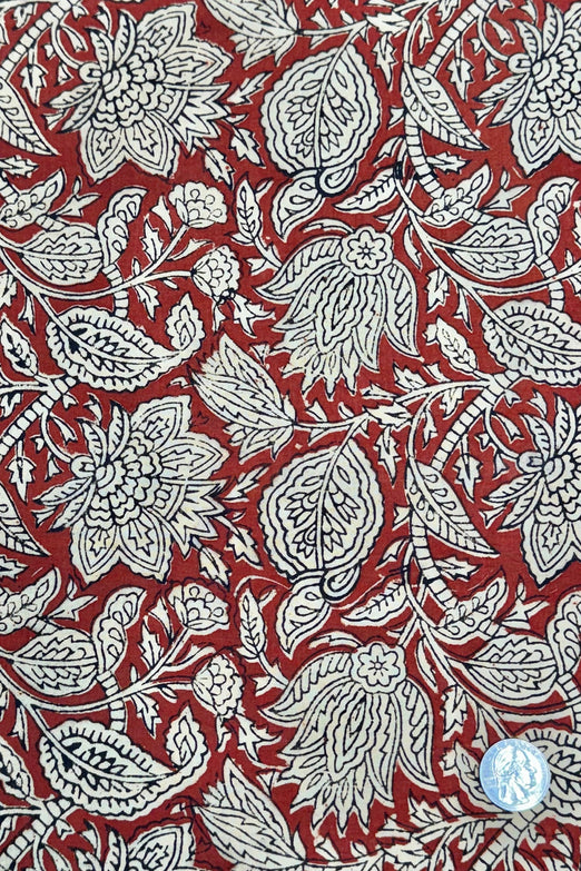 Red/Beige CHP-255 Cotton Hand Prints