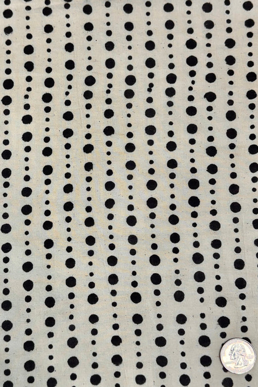 Beige/Black CHP-260 Cotton Hand Prints