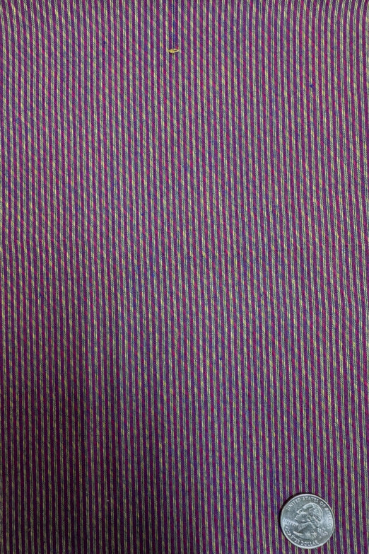 Iridescent Purple Stripe Cotton Novelty COT-130