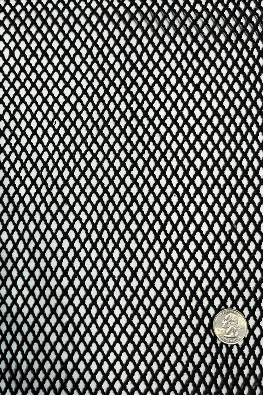 Black Cotton Fishnet Cot-177-01