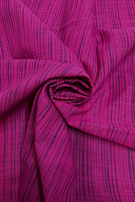 Fuchsia Stripe Cotton Novelty COT-179-02