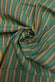 Green Stripe Cotton Novelty COT-201-03