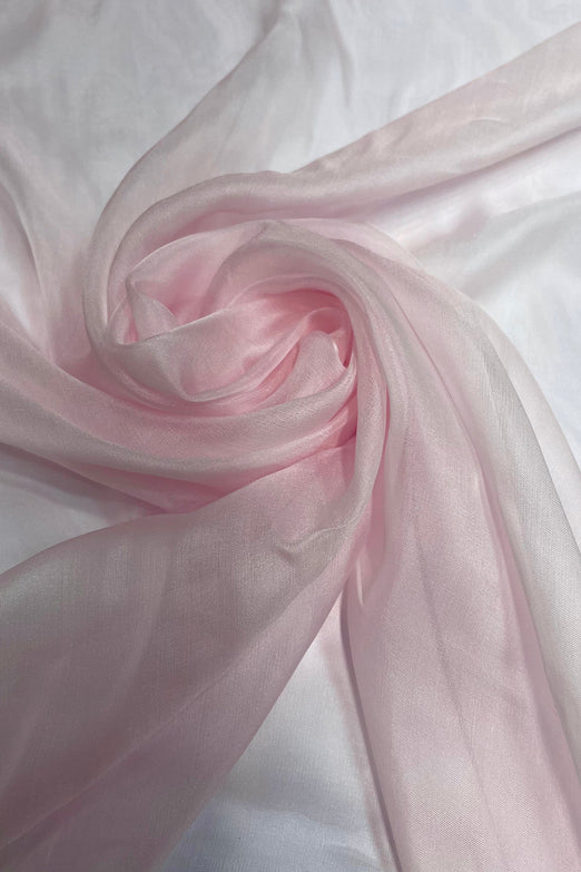 Primrose Pink Silk Chiffon