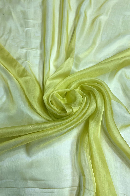 Chartreuse Silk Chiffon