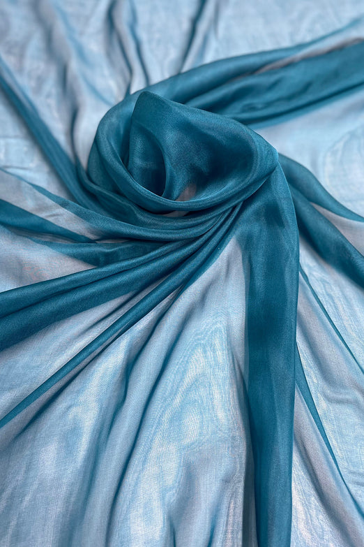 Ocean Depths Silk Chiffon