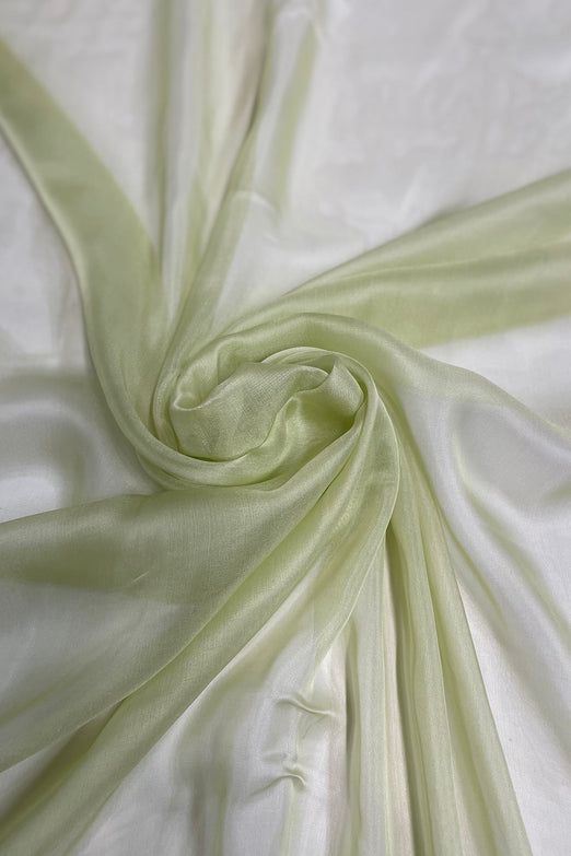 Lime Sherbet Silk Chiffon