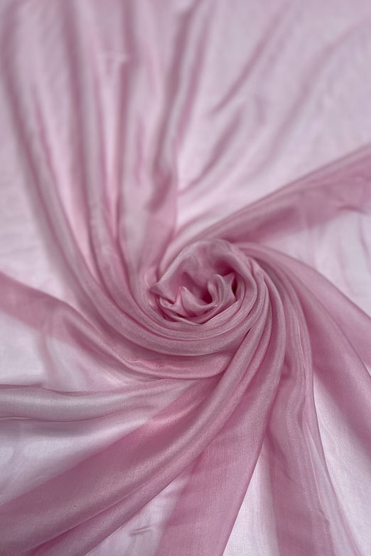 Wild Rose Silk Chiffon