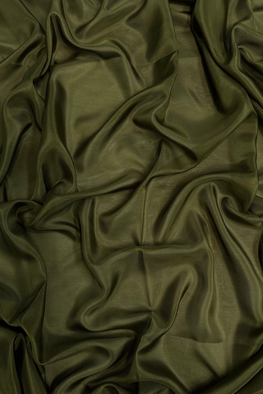 Fir Green China Silk / Silk Habotai
