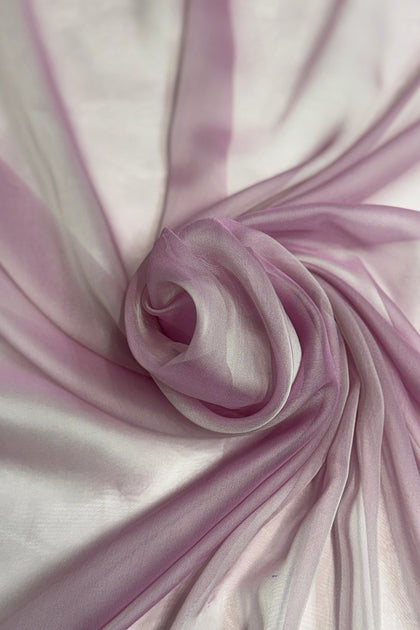 Lavender Gray Iridescent Silk Chiffon IC-020 Fabric main image 0