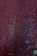 Wine Sequin & Beads on Silk Chiffon JEC-188-3