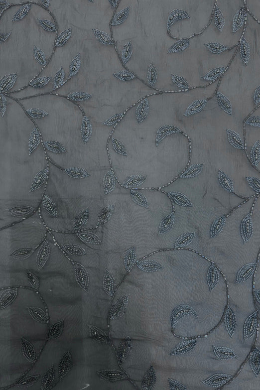 Quarry Sequin & Beads on Silk Chiffon JEC-196-4