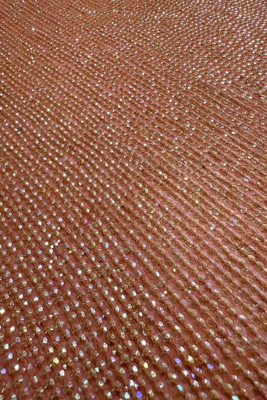 Clay Sequin & Beads on Silk Chiffon JEC-200-11