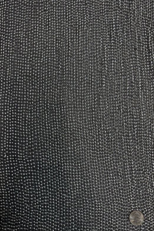 Steele Gray Sequin & Beads on Silk Chiffon JEC-200-41