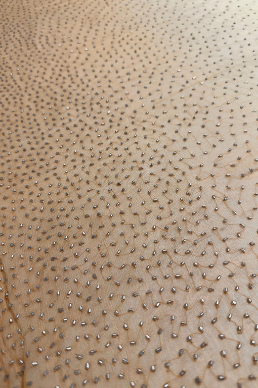 Chai Ombre Sequin & Beads on Silk Chiffon JEC-201-04