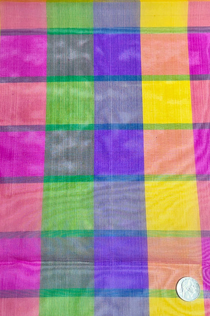 Black/White Organza Checks main image 1