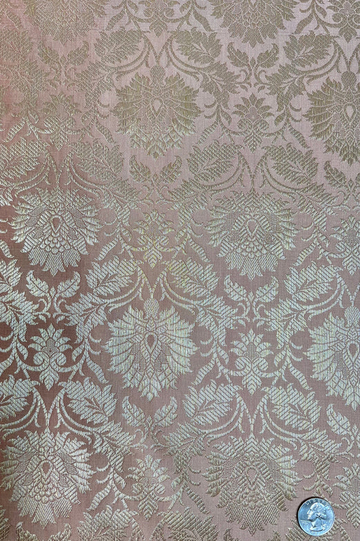 Dusty Pink/Gold JV-1643/7 Silk Brocade