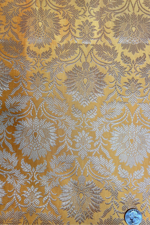 Marigold/Gold JV-1643/9 Silk Brocade