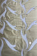 Light Gold Faint Shantung Cut on Tulle Embroidered Dupioni Silk