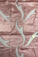 Pink Crepe Cut on Tulle Embroidered Dupioni Silk