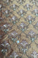 Floral On Bronze Gold Shantung Embroidered Dupioni Silk