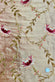 Red Gold/Multicolor Embroidered Dupioni Silk