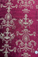 Maroon/Gold Embroidered Dupioni Silk MED-447