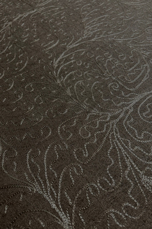 Dream Blue Embroidered Silk Linen MEMT-026-22