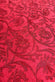Red Embroidered Silk Linen MEMT-033-03