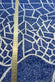 Royal Blue Geometric Beading on Blue Tulle Embroidery