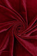 Ruby Red Silk Rayon Velvet Fabric