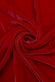 Flame Red Silk Rayon Velvet Fabric