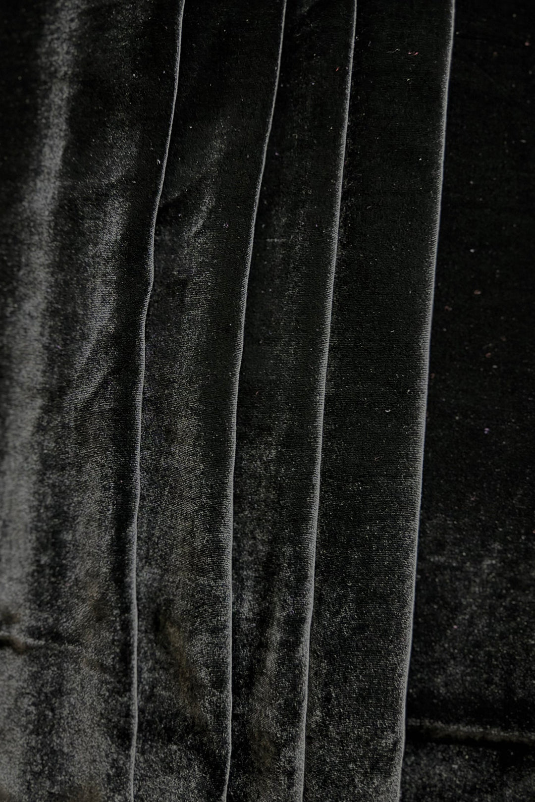 Silk online velvet fabric - Black