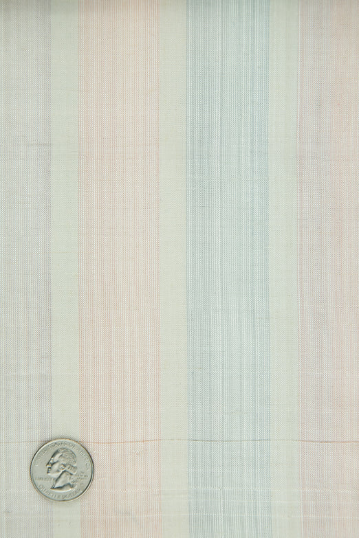 Multicolor Striped Silk Shantung 113 Fabric