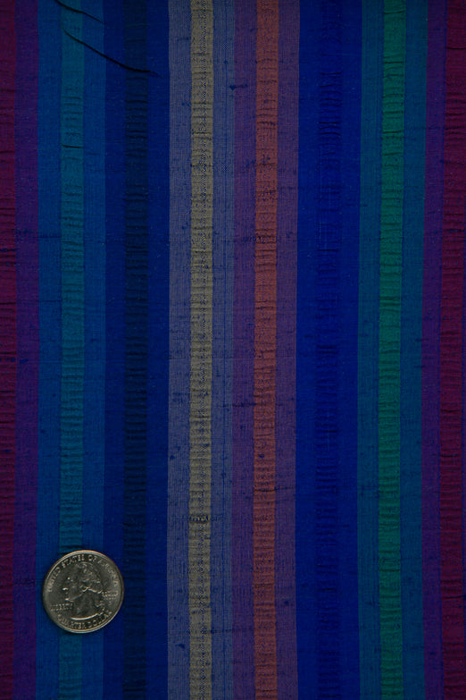Multicolor Silk Jacquard 114 Fabric