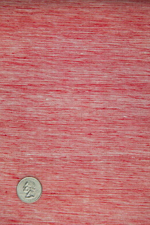 Red White 141/2 Silk Shantung