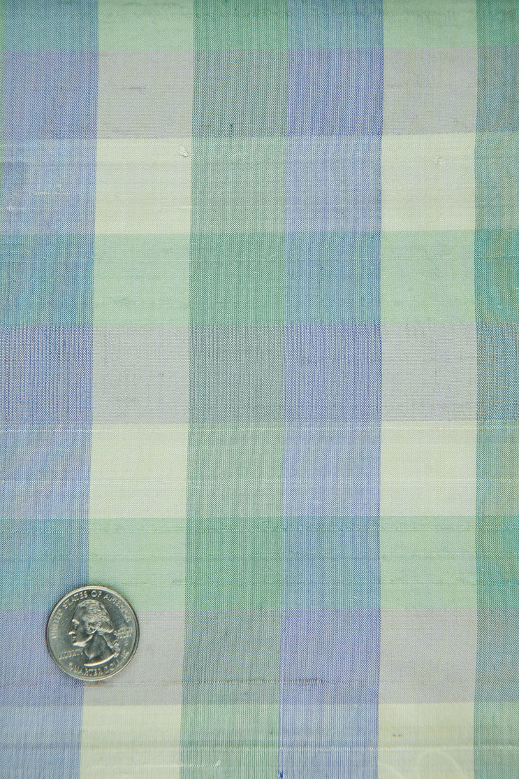 Multicolor Tartan Silk Shantung 223 Fabric main image 1